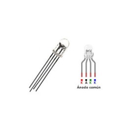 LED 5mm RGB anodo comun