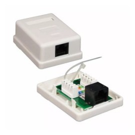 Roseta 1 jack RJ45 keystone...