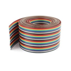 Cable plano arcoiris 40...