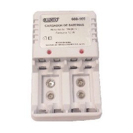 Cargador baterias AA/AAA/9V