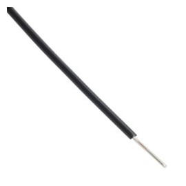 Alambre Calibre22 1m negro