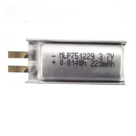 Bateria 3.7V 240mAh 521145