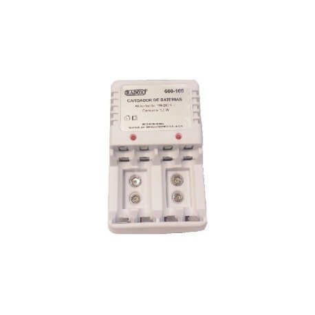 Cargador baterias AA/AAA/9V