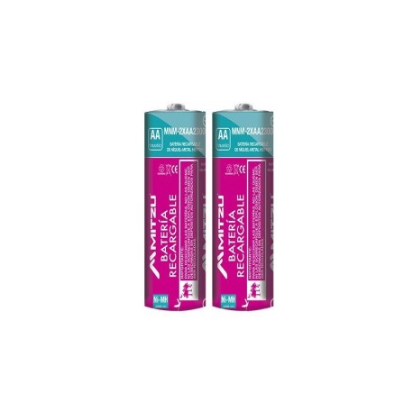 Kit 2 baterias AA 1.2V 2300mAh