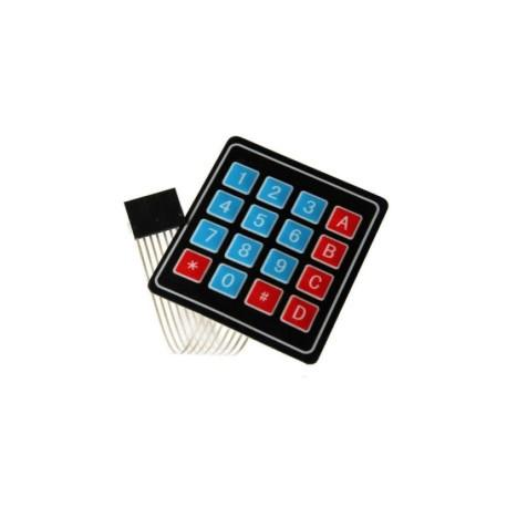 Teclado matricial membrana 4x4