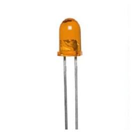 LED 5mm difuso naranja