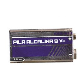 Pila cuadrada 9V alcalina