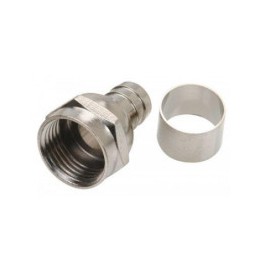 Conector f campana sencillo...