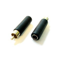 Jack 6.3mm a plug RCA mono...