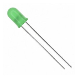 LED 5mm difuso verde