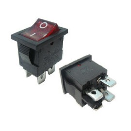 Switch Rojo 2P2T SW-030RD