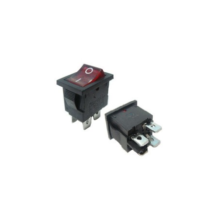 Switch Rojo 2P2T SW-030RD