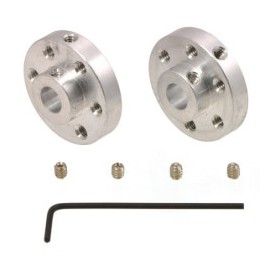 Cople 1/4 pulg Orificios M3