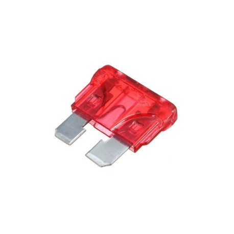 Fusible 10A automotriz rojo