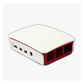 CASE Raspberry PI 4 rojo y...