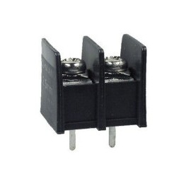 Borne 2 vias negro CB-027