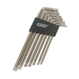 Juego de 7 llaves tipo Torx