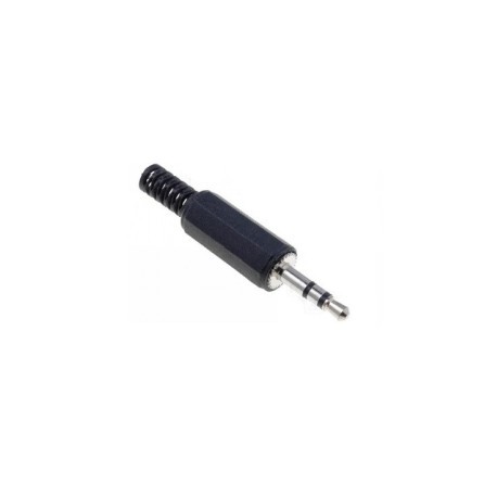 Plug 3.5mm estereo plastico...