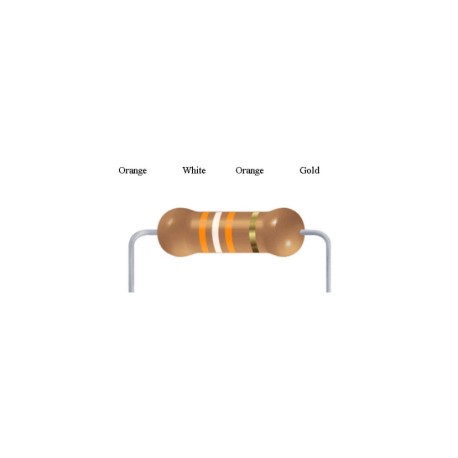 39000 Ohm 39K Ohm 0.25W