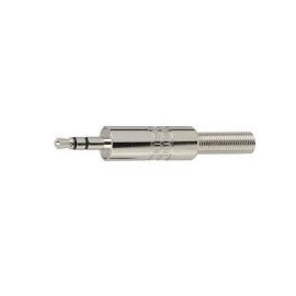 Plug 3.5mm estereo metalico...