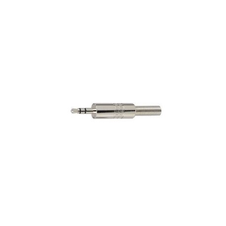 Plug 3.5mm estereo metalico...