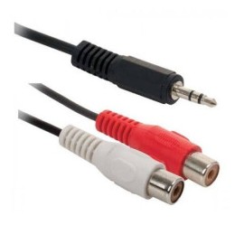 Cable Y de audio 2 plug...