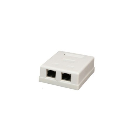 Roseta de pared 2 jacks...