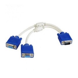 Cable tipo Y de 1 plug VGA...