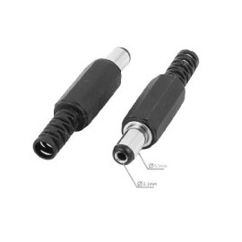 Conector DC plug invertido...