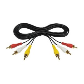 Cable 3 plug RCA- 3plug RCA...