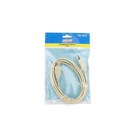 Extension USB plug a plug 1.8m