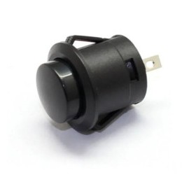 Pushbutton redondo negro...