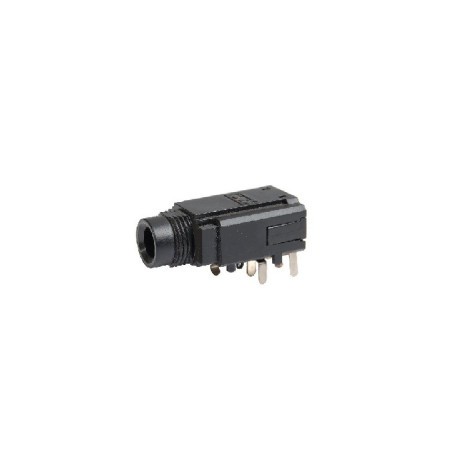 Jack 6.3mm placa negro...