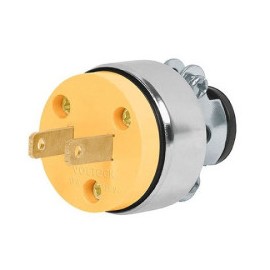 Clavija industrial metalica