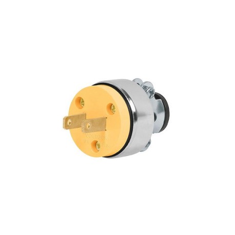 Clavija industrial metalica