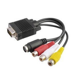 Cable VGA macho- RCA hembra