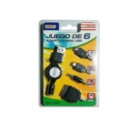 Juego de 6 adaptadores USB...