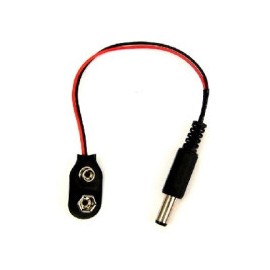 Broche portapilas 9V con...