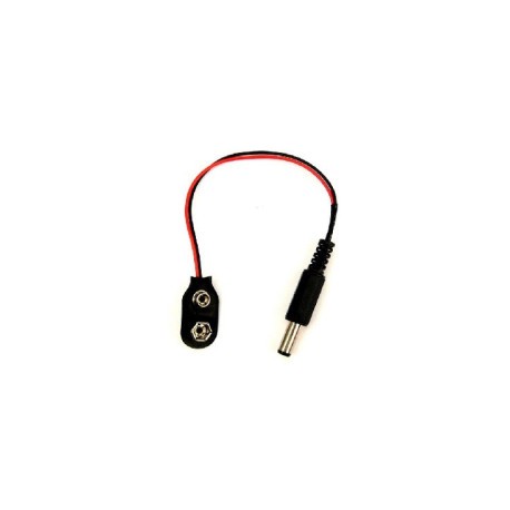 Broche portapilas 9V con...