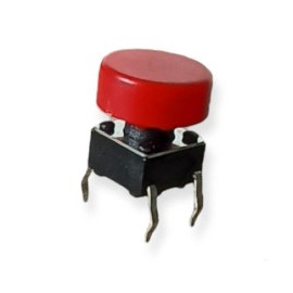Pushbutton rojo pequeño...