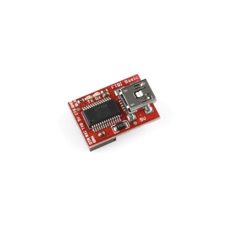 Mini USB a TTL Rojo FTDI232...