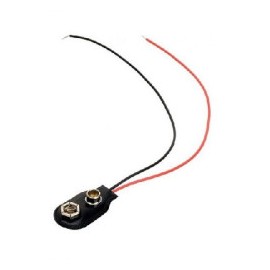 Broche portapilas 9V PP-9VC