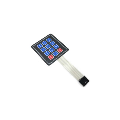 Teclado matricial membrana 3x4