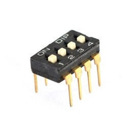 Dip-switch 4 fino DS-04L