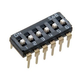 Dip-switch 6 fino DS-06L