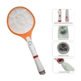 Raqueta mata insectos con...