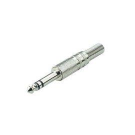 Plug TRS 6.3mm metalico...