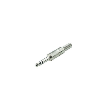 Plug TRS 6.3mm metalico...