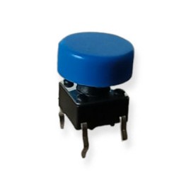 Pushbutton azul pequeño...