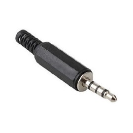 Plug TRRS 3.5mm 3 canales...